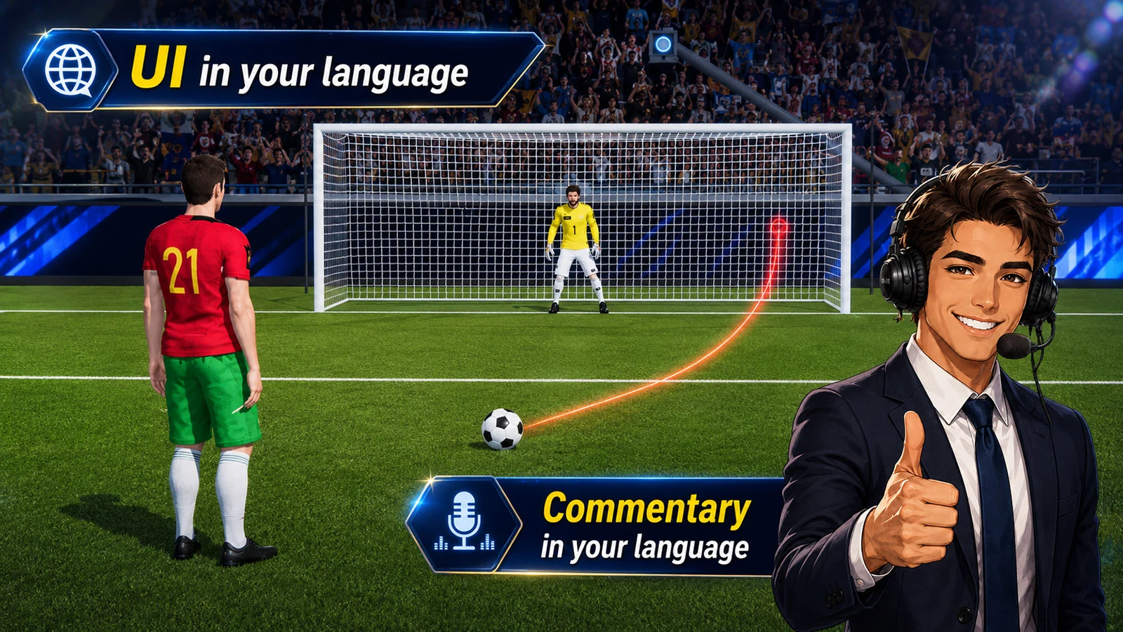 Goal King 3: World Soccer 2026 screenshot
