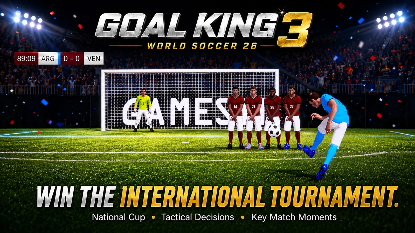 Goal King 3: World Soccer 2026 screenshot